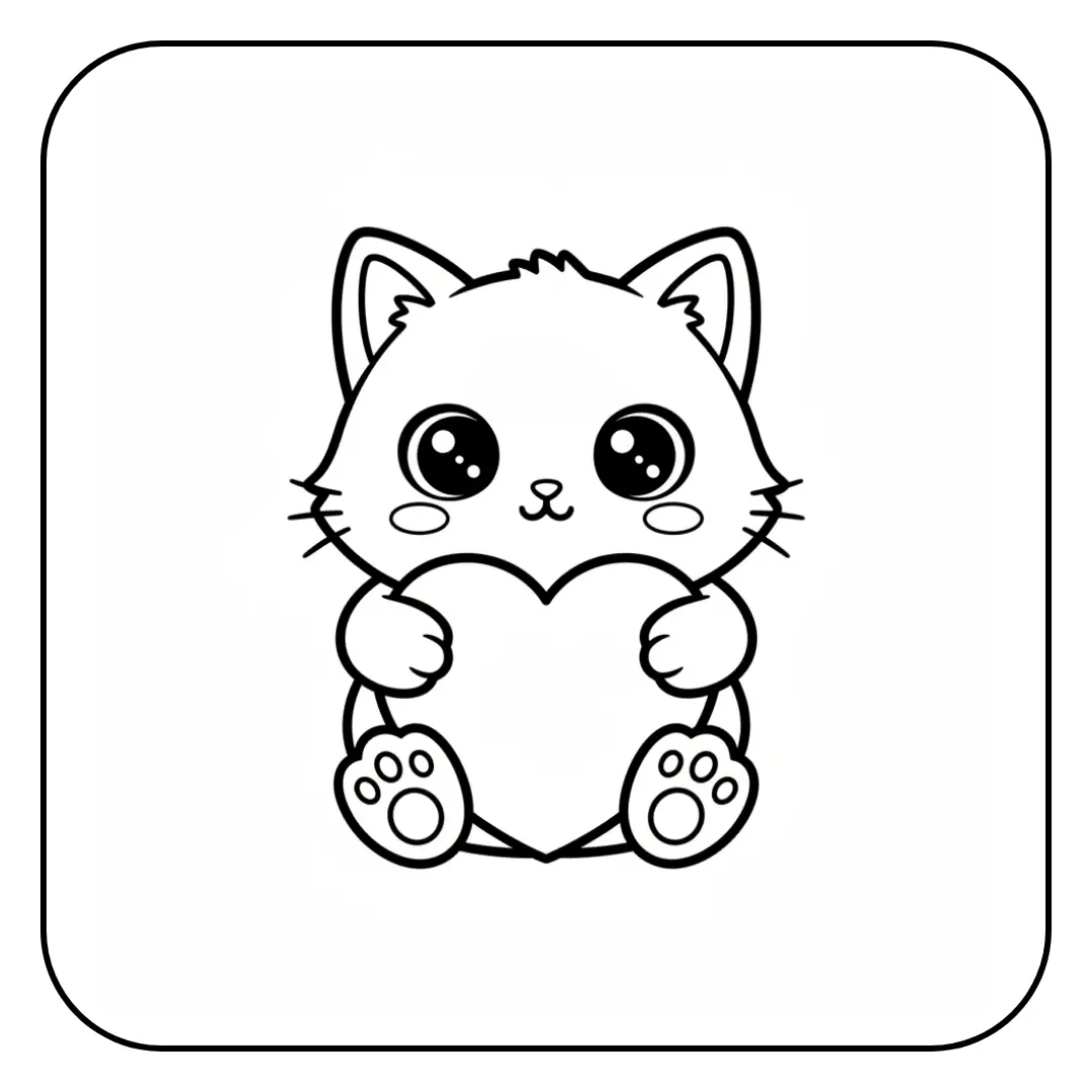 colorear-kawaii-corazon
