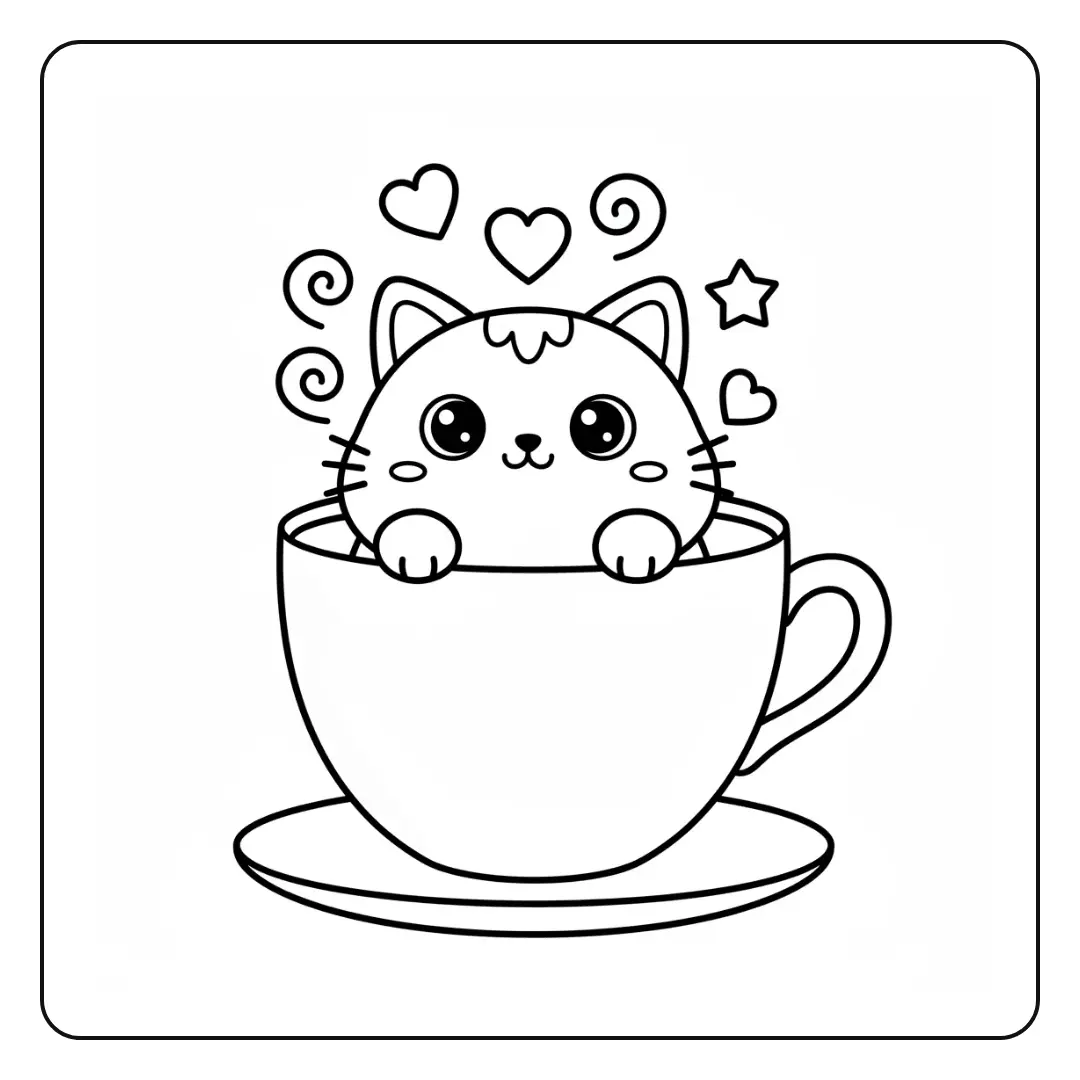 colorear-kawaii-taza