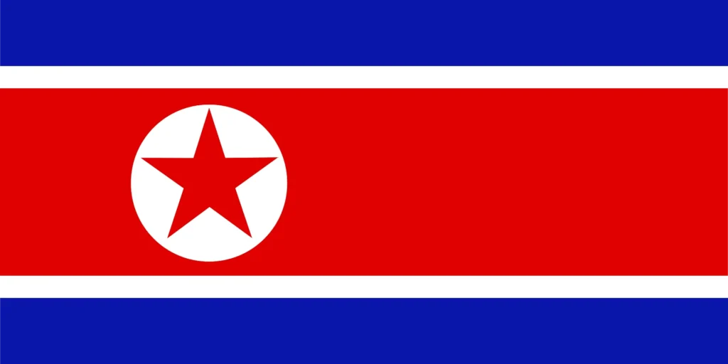 flag of north korea
