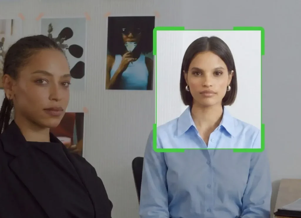 An image showing how to frame a headshot