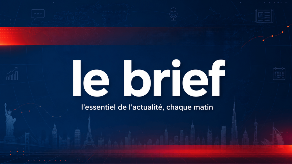 « Le Brief » est une chaîne fictive YouTube qui relaie l’actualité quotidienne du monde entier.