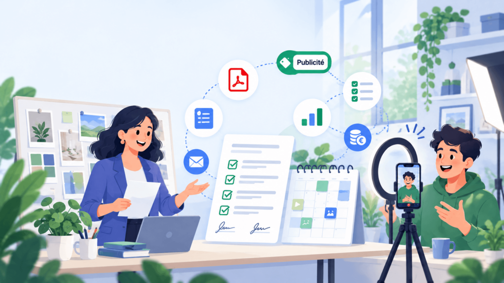 Une collaboration commerciale est un échange de valeur. La marque apporte une rémunération, des produits ou une visibilité, et le créateur apporte son audience, sa crédibilité et son savoir-faire éditorial.