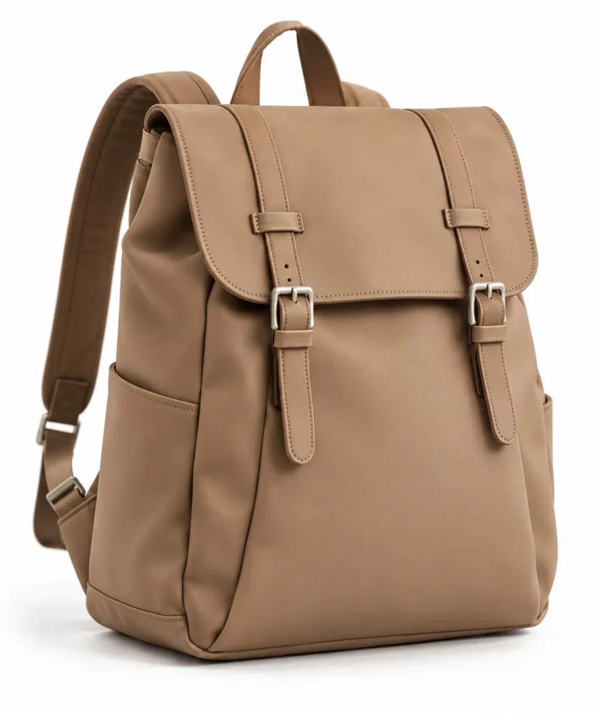 A tan-colored bag