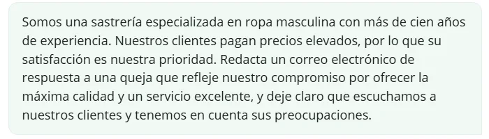 Generador de respuestas de Quillbot