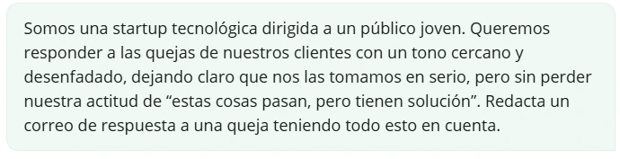 Generador de respuestas de Quillbot