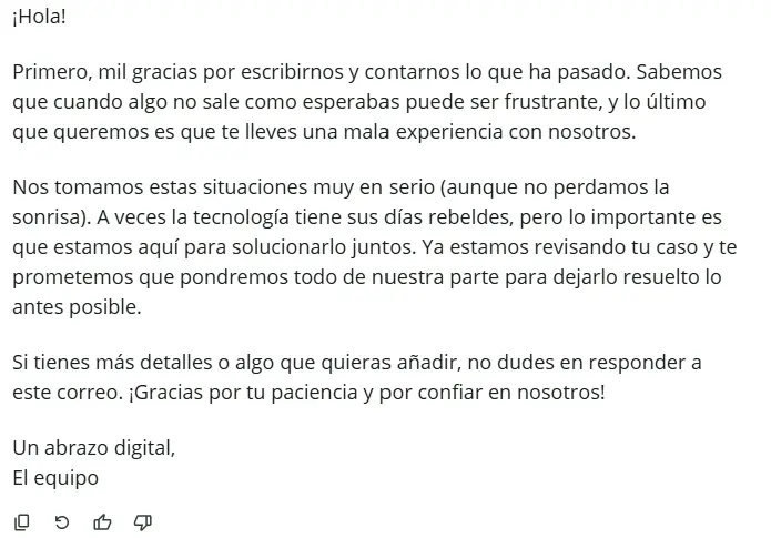 Generador de respuestas de Quillbot